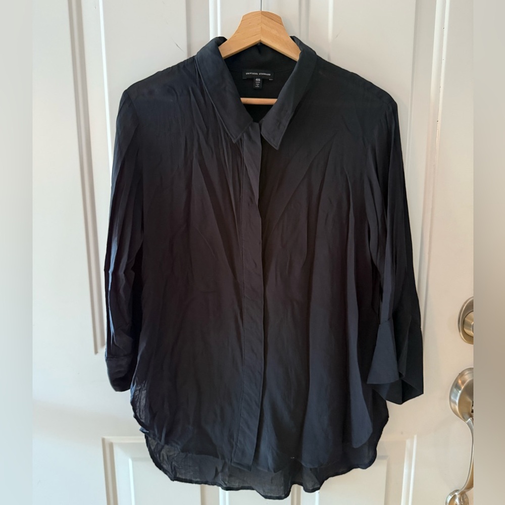 Universal Standard Toni Hi Low Tunic in Black